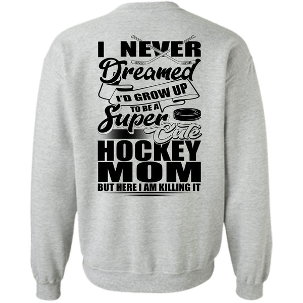 I Love Hockey T Shirt, Cute Hockey Mom Sweatshirt