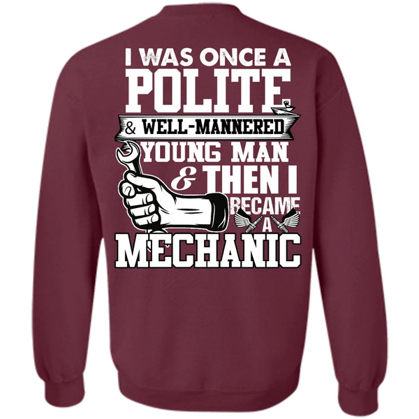 Young Man T Shirt, I Love Mechanic Sweatshirt