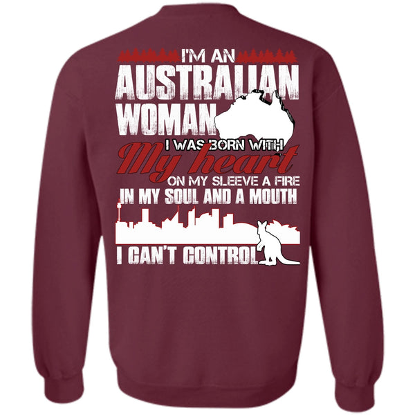 I Can't Control T Shirt, I Love Australian Sweatshirt