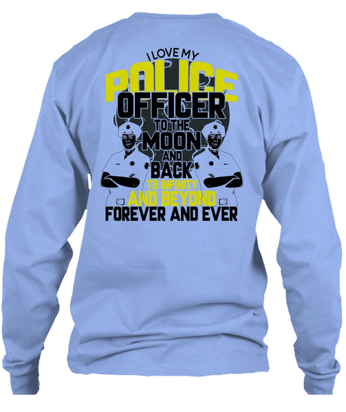 I Love My Police Officer T Shirt, I Love Police T Shirt