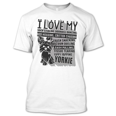 A black t-shirt with the shopify logo