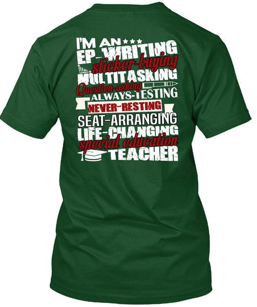 Special Education Teacher T Shirt, Being A Teacher T Shirt
