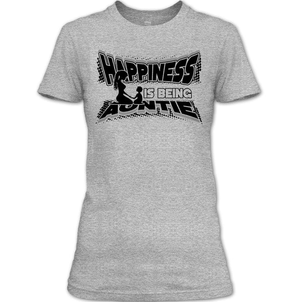 Happiness Is Being Autie T Shirt, Gift For Aunt T Shirt