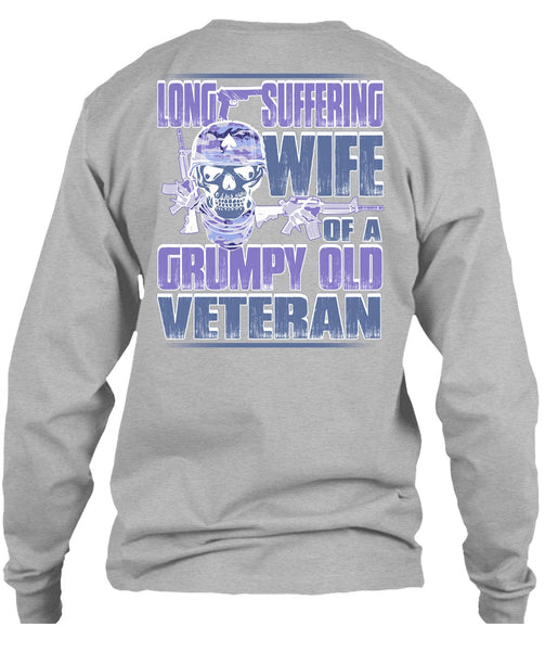 Long Suffering Wife T Shirt, I Love Veteran T Shirt