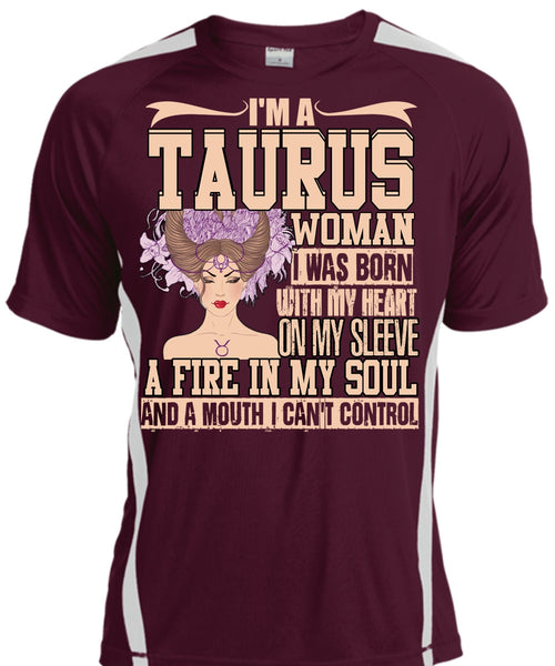 I'm A Taurus Woman T Shirt, Fire In My Soul T Shirt, Cool Shirt