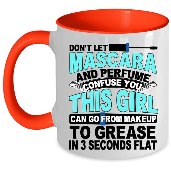 Funny Gift For Wife Coffee Mug, Mascara And Perfume  Accent Mug