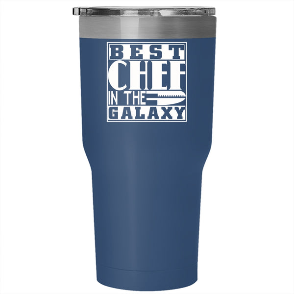 Best Chef In The Galaxy Tumbler 30 oz Stainless Steel, Awesome Gift For Chef Travel Mug