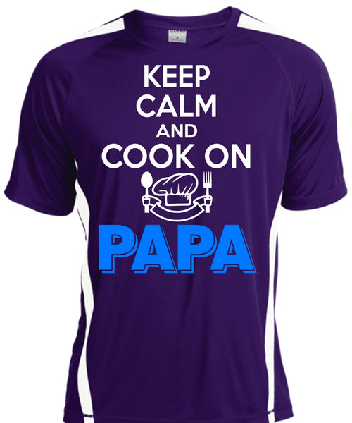 Keep Calm And Cook On Papa T Shirt, Father's Day T Shirt