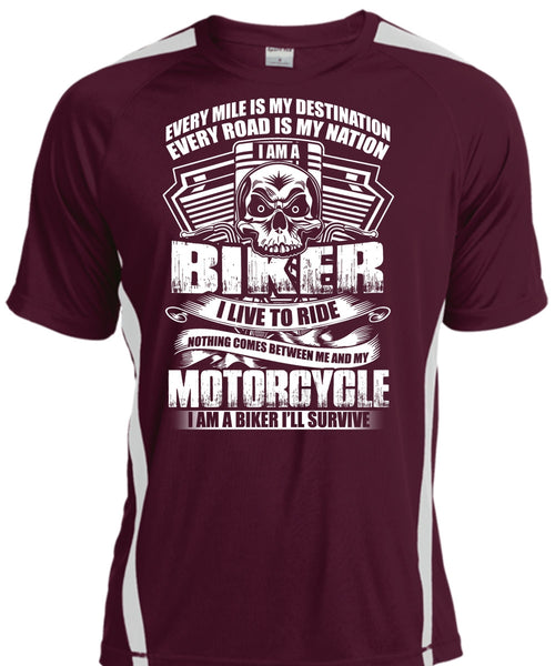 I Am A Biker T Shirt, My Motorcycle T Shirt, Cool Shirt
