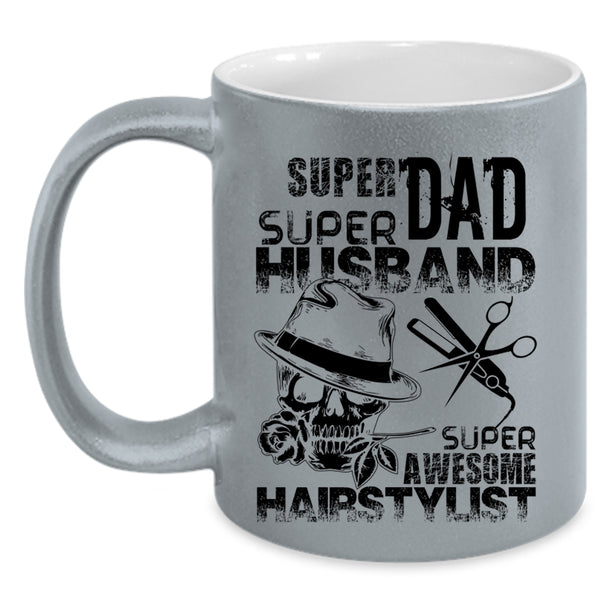 Awesome Hairstylist Coffee Mug, Dad Husband Accent Mug