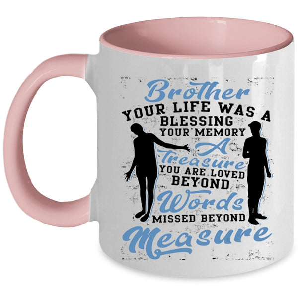 Best Gift For My Son Coffee Mug, Brother Accent Mug