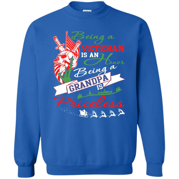 Being A Grandpa Is A Priceless T Shirt, Coolest Veteran Sweatshirt