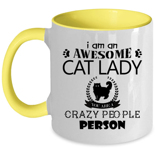 I Am An Awesome Cat Lady Mug, I Love Cats Cup