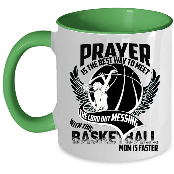 Cool Basketball Mom Coffee Mug, Don't Mess With This Basketball Mom Accent Mug