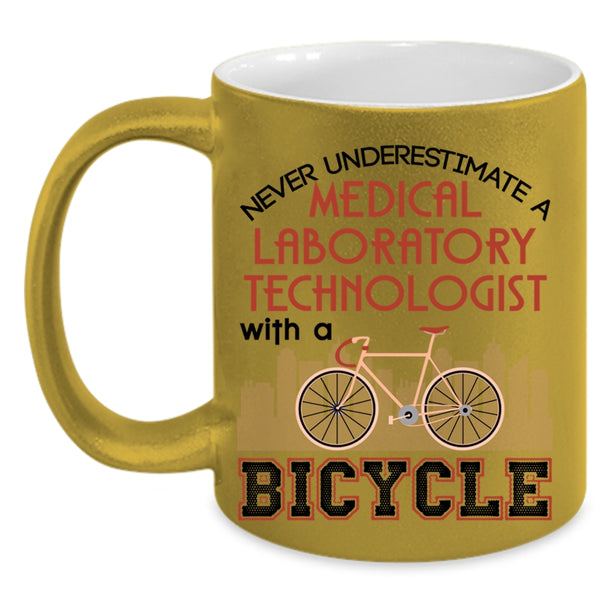 Bicycle Coffee Mug, Medical Laboratory Technologist Accent Mug