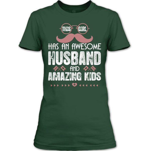 This Girl Has An Awesome Husband T Shirt, Husband T Shirt