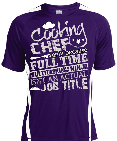 Cooking Chef T Shirt, Full Time Multitasking T Shirt, Cool Shirt