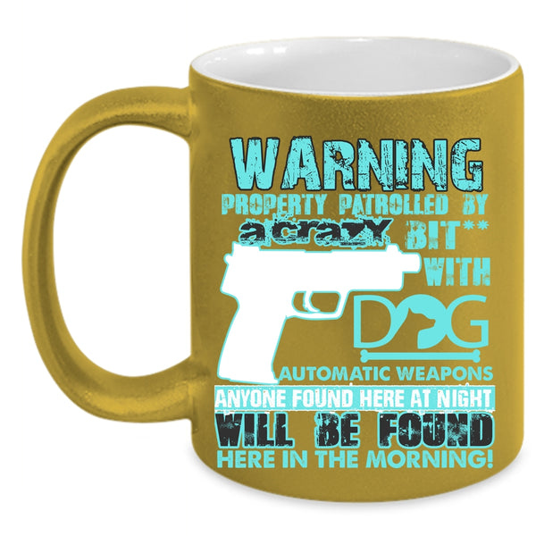 Cool Gift For Dog Owner Coffee Mug, Crazy Dog Accent Mug