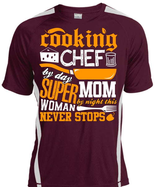 Cooking Chef By Day T Shirt, Mom By Night T Shirt, Cool Shirt
