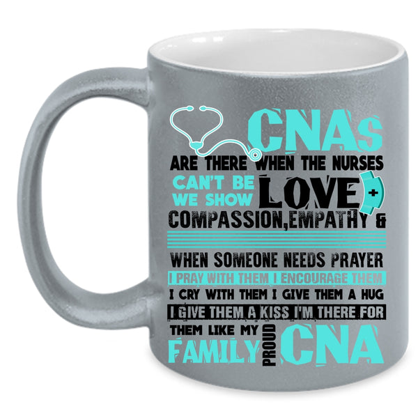 My Family proud CNA Coffee Mug, Awesome CNAs Accent Mug