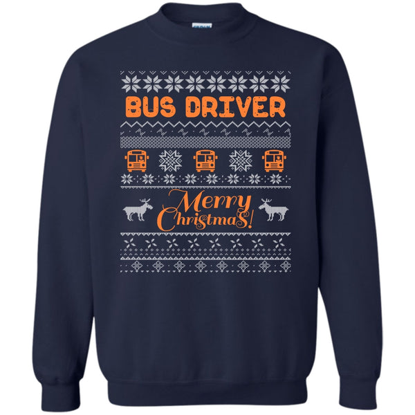 Coolest Bus Driver T Shirt, Gift For Merry Christmas Sweatshirt