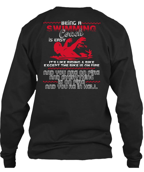 Being A Swimming Coach T Shirt, You're In Hell T Shirt
