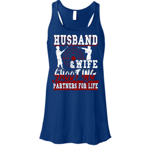 Husband & Wife T Shirt, Shooting Partners For Life T Shirt, Cool T Shirt