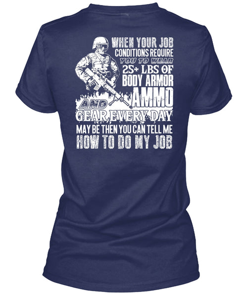 Body Armor Ammo T Shirt, Being A Veteran T Shirt