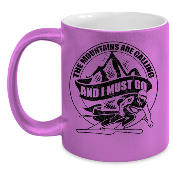 I Must Go Coffee Mug, The Mountains Are Calling Accent Mug