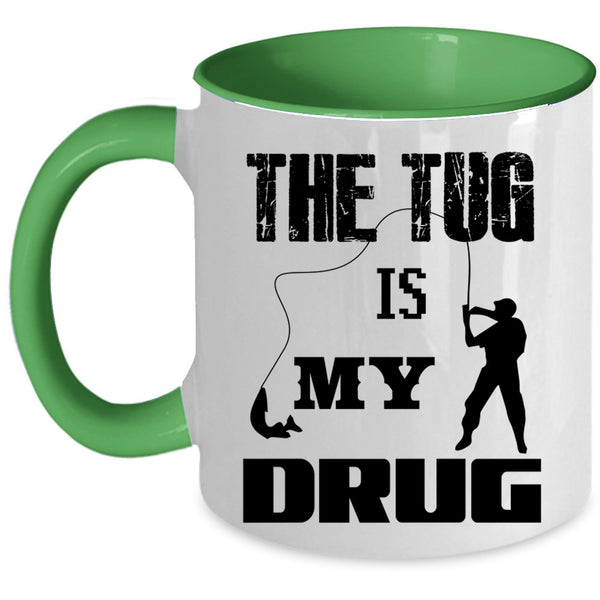 Funny Gift For Fisher Coffee Mug, I Love Fishing Accent Mug