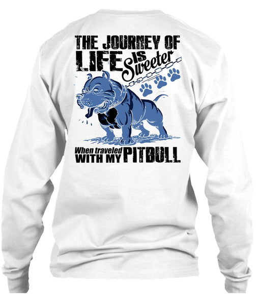 Traveled With My Pit Bull T Shirt, I Love Pit Bull T Shirt