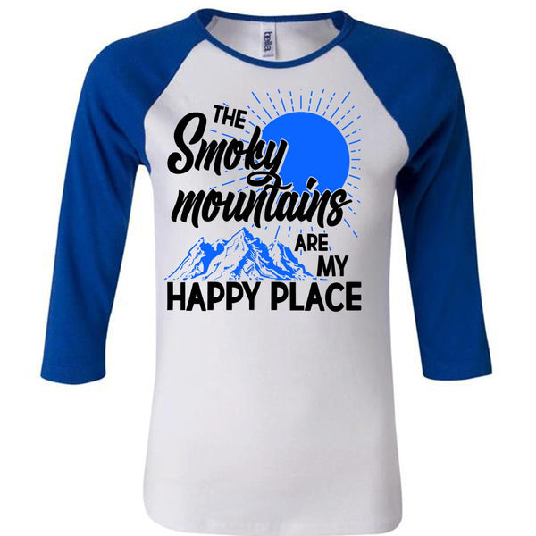 The Smoky Mountains Are My Happy Place T Shirt, I Love Hiking T Shirt, Awesome T-Shirts