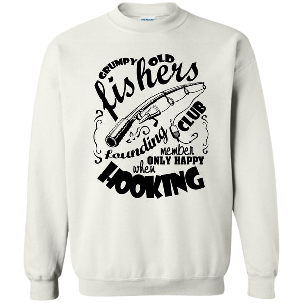 Coolest Fishing T Shirt, Grumpy Old Fishers Sweatshirt