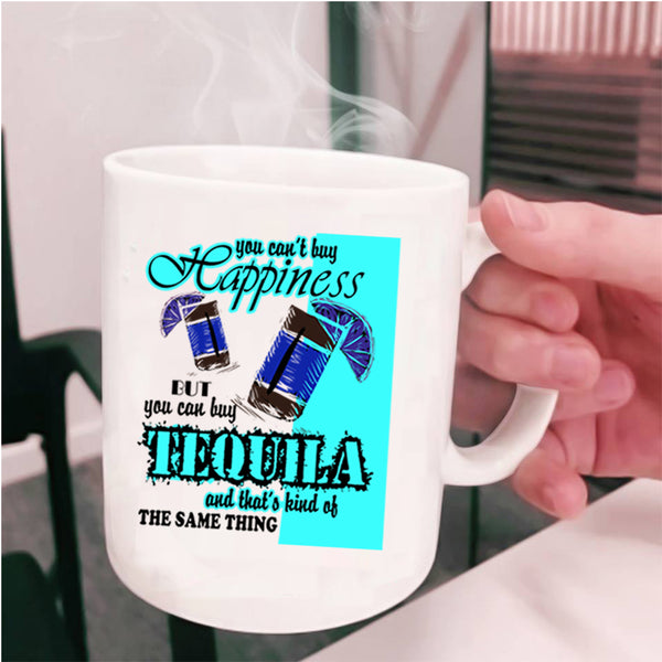I Love Wine Coffee Mug, Tequila Make Me Happy Cup