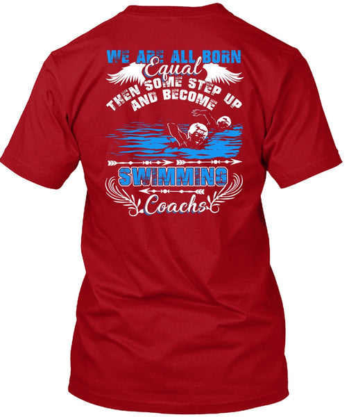 Become Swimming Coach T Shirt, I Love Swimming T Shirt