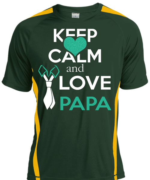 Keep Calm And Love Papa T Shirt, Father's Day T Shirt
