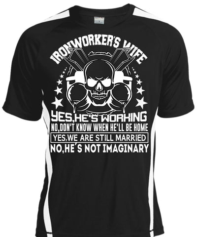 A black t-shirt with the shopify logo