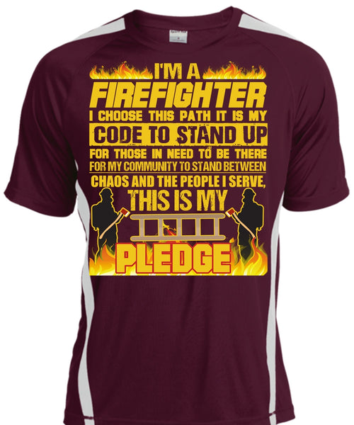 I'm A Firefighter T Shirt, Code To Stand Up T Shirt, Cool Shirt