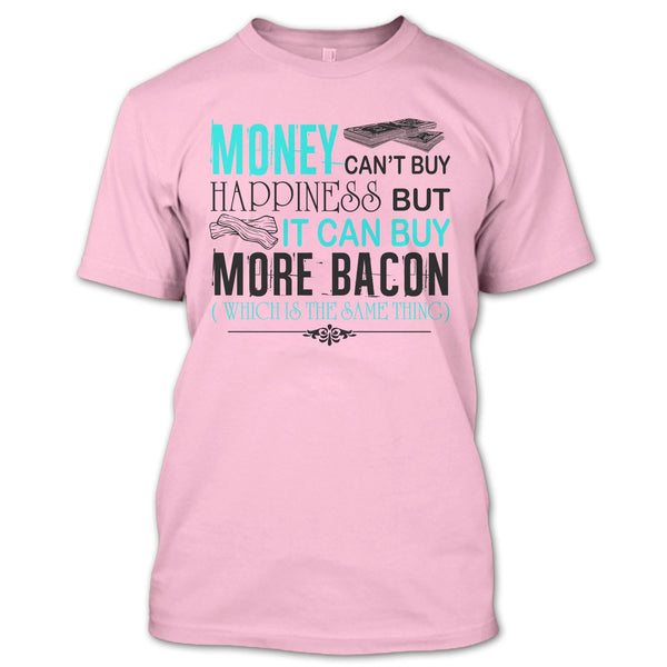 A black t-shirt with the shopify logo