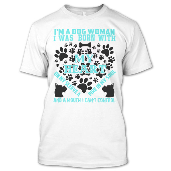 A black t-shirt with the shopify logo