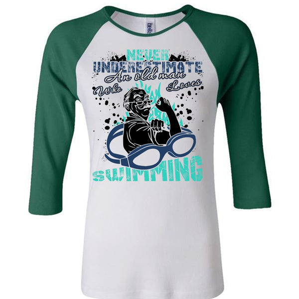 Old Man Who Loves Swimming T Shirt, I Love Swimming T Shirt, Awesome T-Shirts