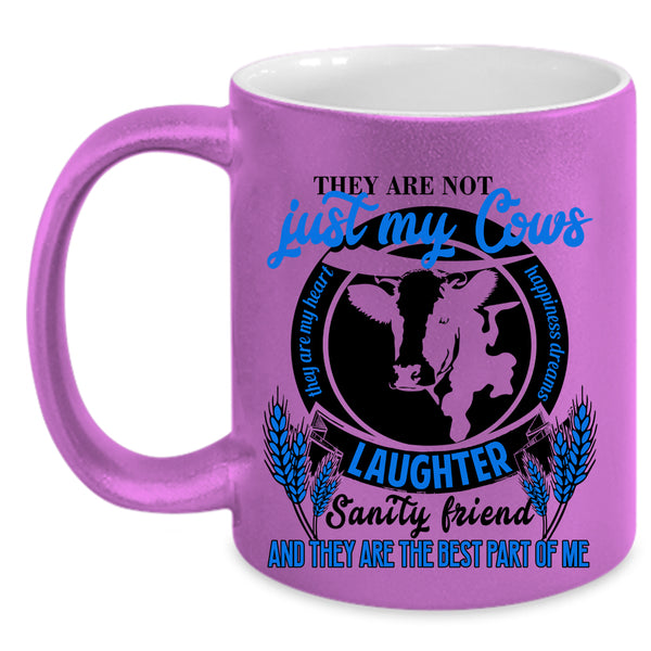 They Are My Heart Coffee Mug, They Are Not Just My Cows Accent Mug