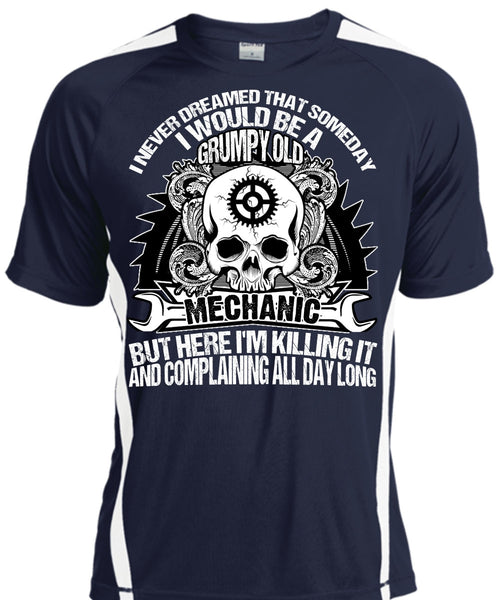 Grumpy Old Mechanic T Shirt, Being A Mechanic T Shirt, Cool Shirt