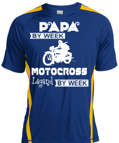 Papa By Week Motocross Legend By Week T Shirt, Father's Day T Shirt