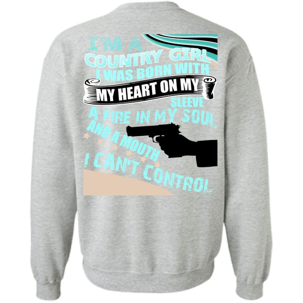 I Love Veteran T Shirt, I'm A Country Girl Sweatshirt