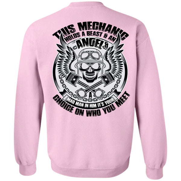 I Love Mechanic T Shirt, This Mechanic Holds A Beast Sweatshirt