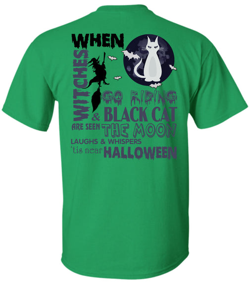 Go Riding And Black Cat Are Seen The Moon T Shirt, I Love You Pumpkin T Shirt