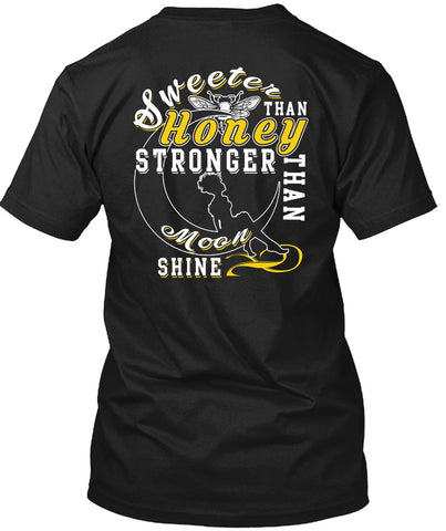 A black t-shirt with the shopify logo