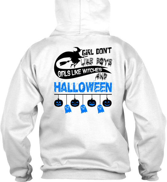 Girls Like Witches And Halloween T Shirt, I Love You Pumpkin T Shirt