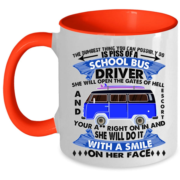 Best Gift For School Bus Driver Coffee Mug, School Bus Driver Accent Mug